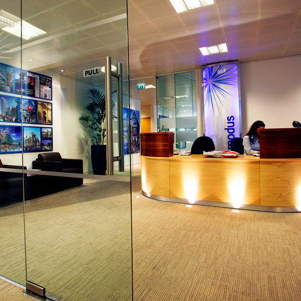 Glass Office Partitions & Glass Fire Screens | Office Blinds & Glazing