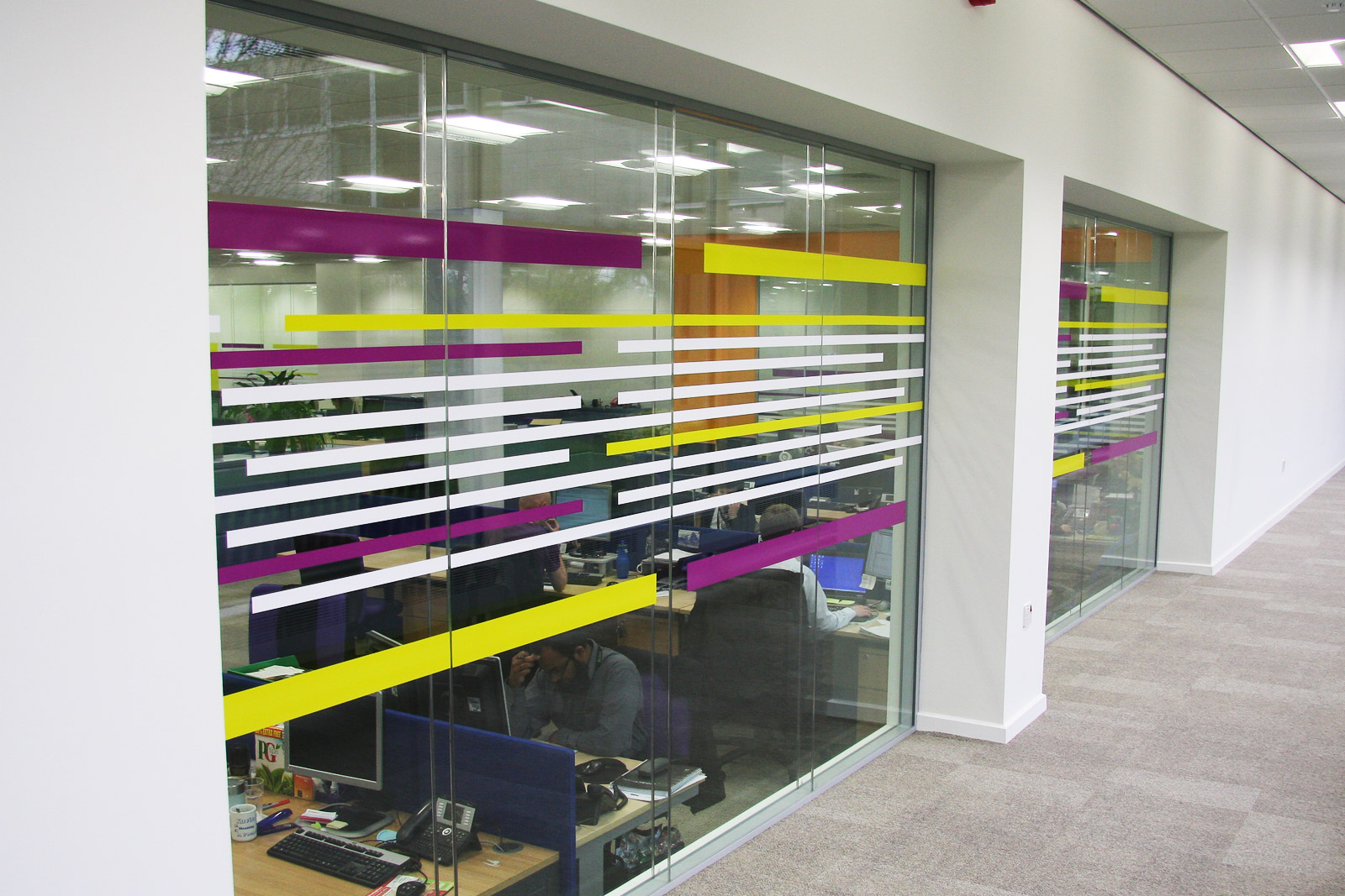 Printed-glass-partition