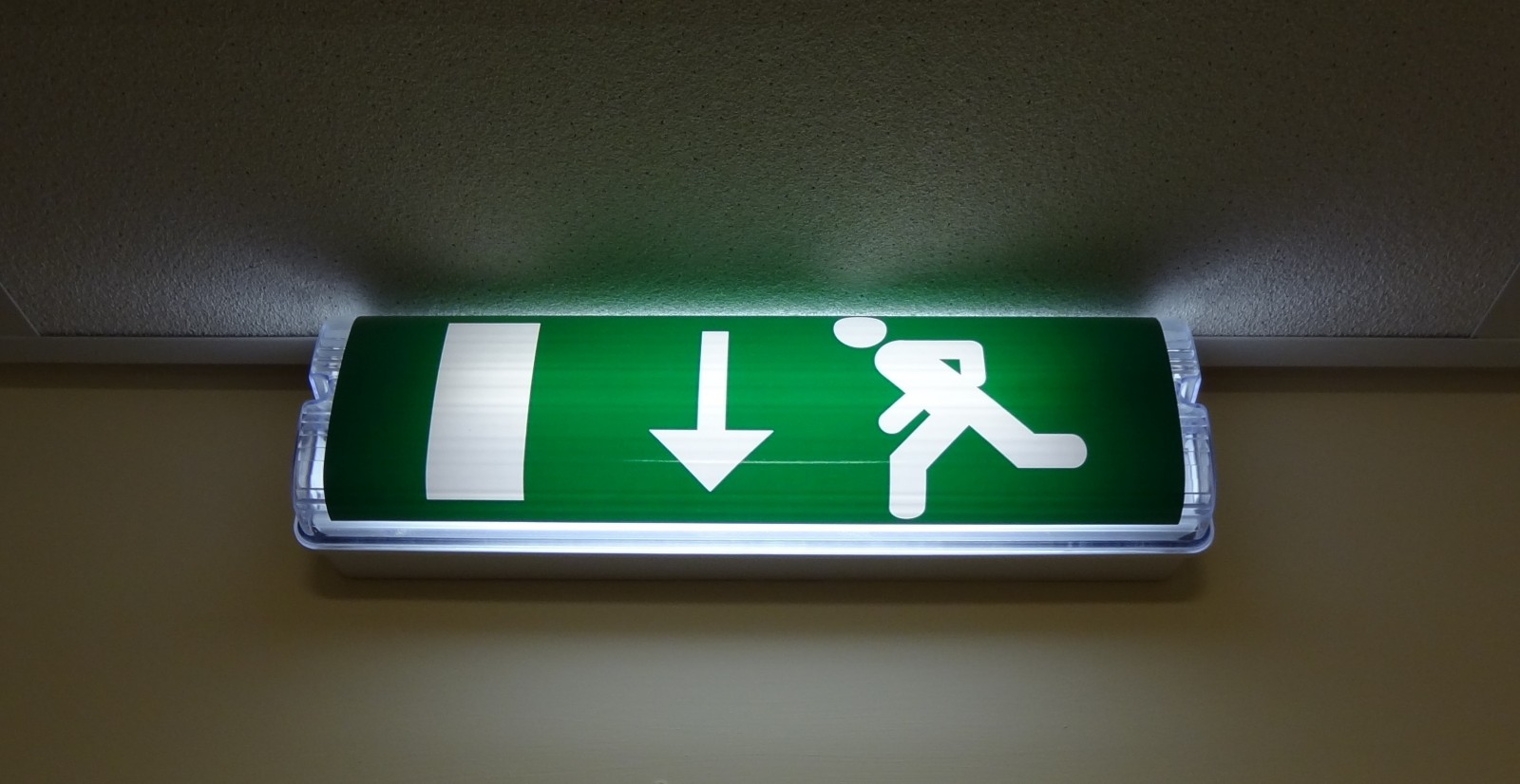 fire exit sign