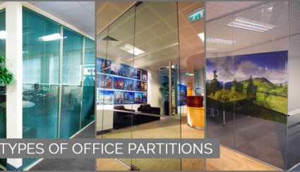 Types of office partitions from Office Blinds & Glazing