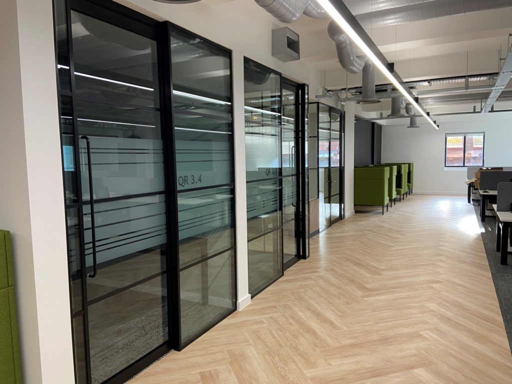 double glazed office partitions for Office Blinds & Glazing