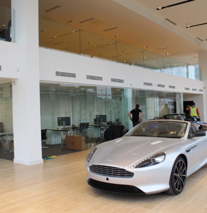 Aston Martin windows